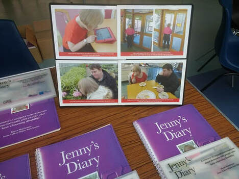 Jenny's Diary book and postcards
